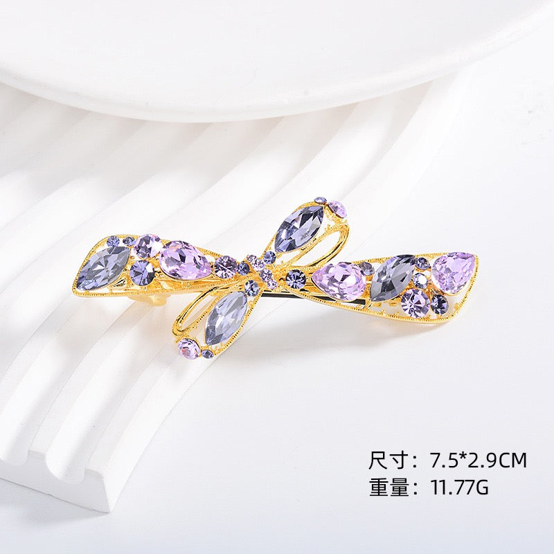 JOYA中号春季发夹,适合各种发型的多功能发夹,金属材质,便于固定头发。